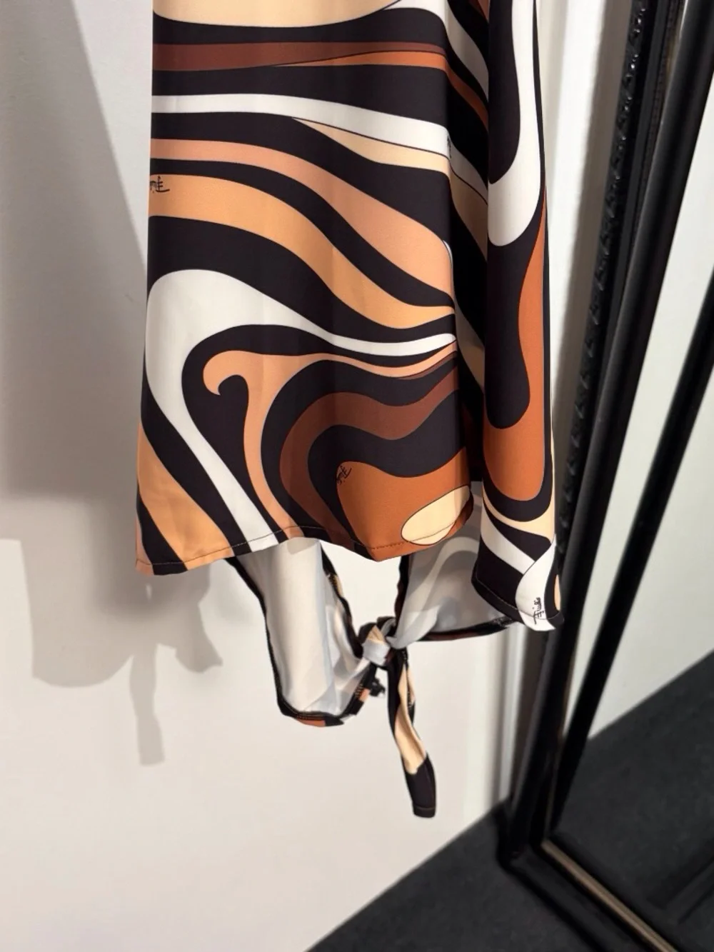Emilio Pucci Brown and White Strapless Backless Tank Top - Picture 4 of 8